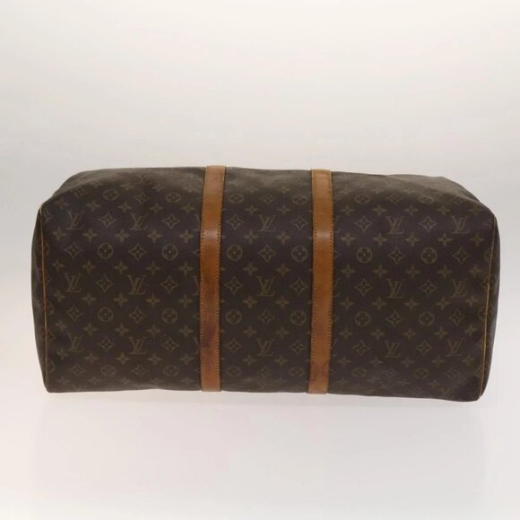 LOUIS VUITTON Monogram Keepall 55 Boston Bag M41424 LV Auth 140260 - Picture 7 of 16